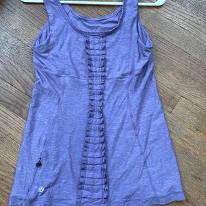 Lululemon, size 6 tank top in blue-ish/purple indigo